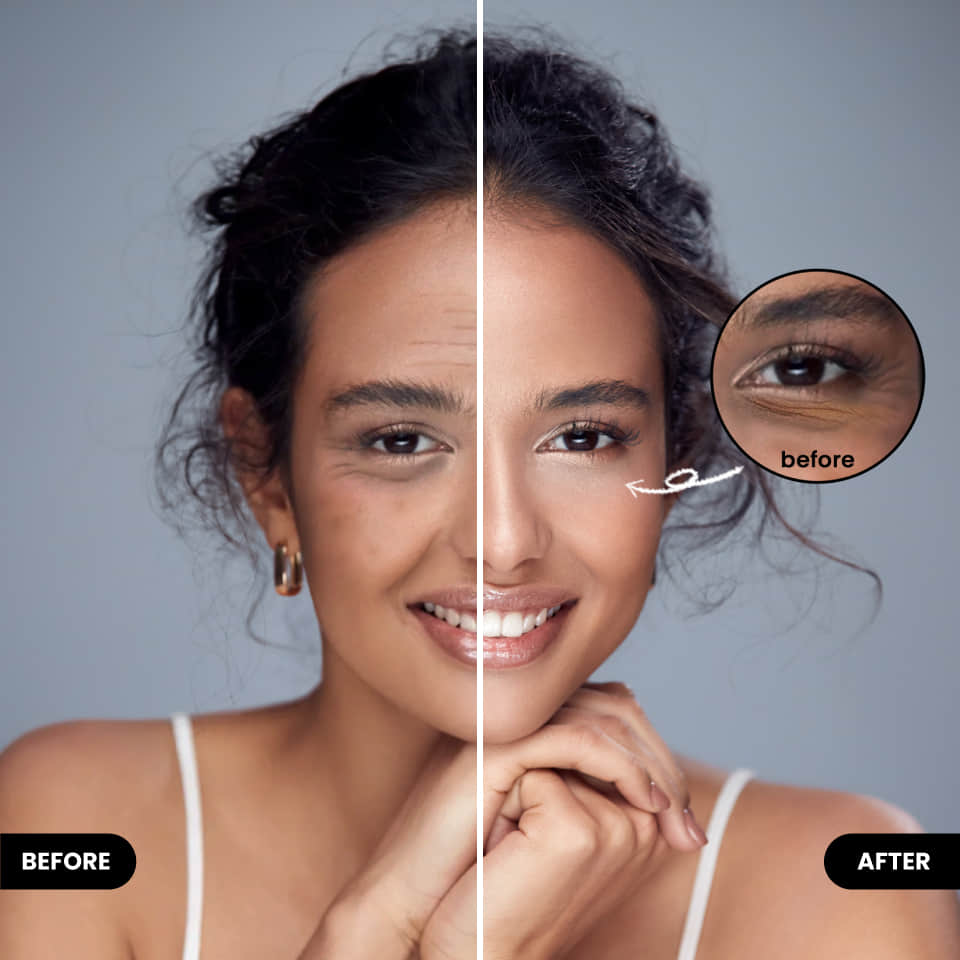 Remove objects and cleanup pictures in BeautyPlus editor before vs after